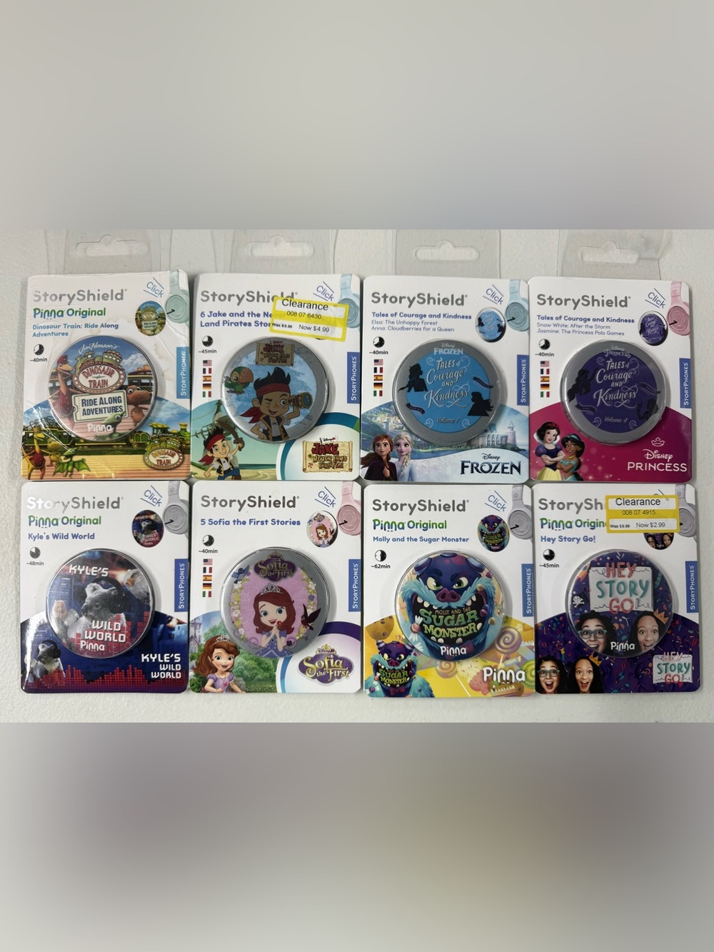 Storyshield Lot Of 8 For Storyphones Storytelling Headphones for Kids New Sealed